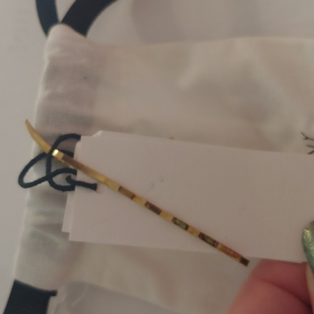 Lelet NY Swarovski crystal hair pin NWT - Picture 2 of 3